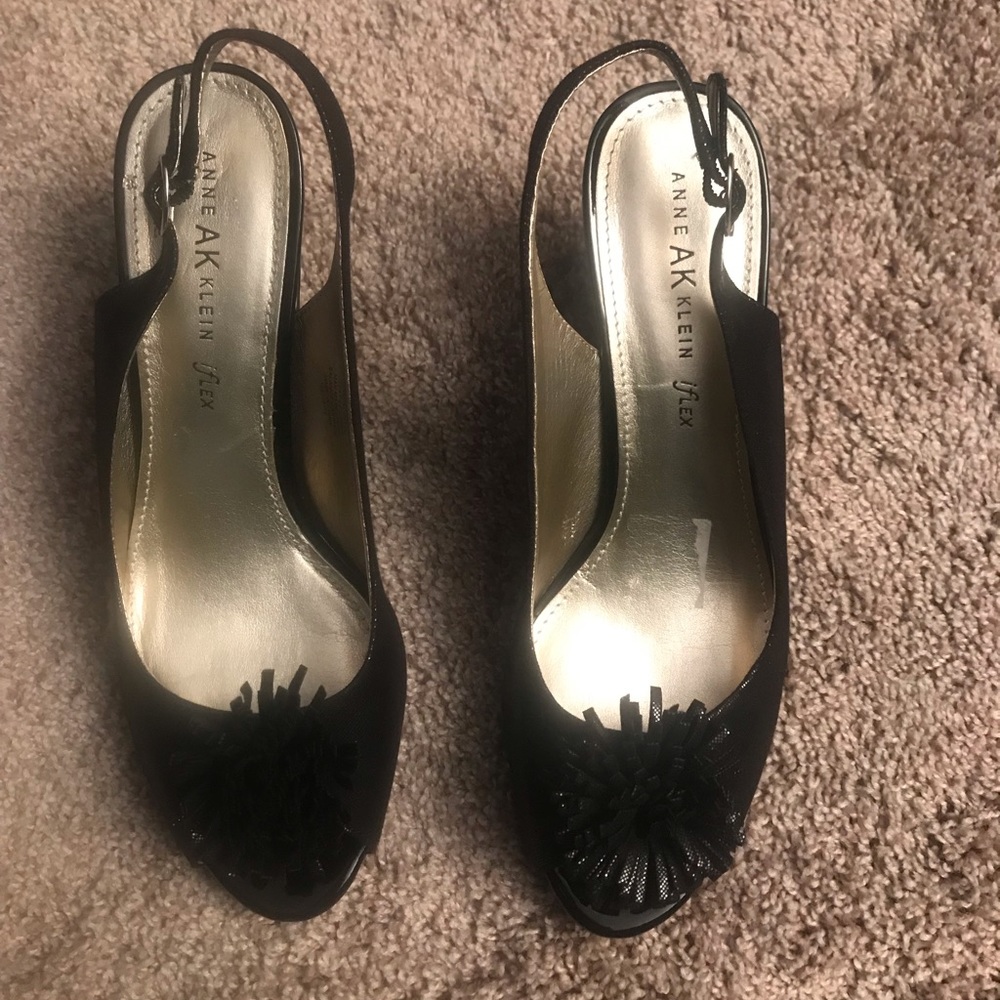 Anne Klein Peep-toe Wedges